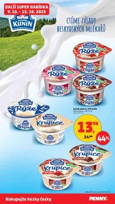 akční leták Penny Market 9.10.2025-15.10.2025