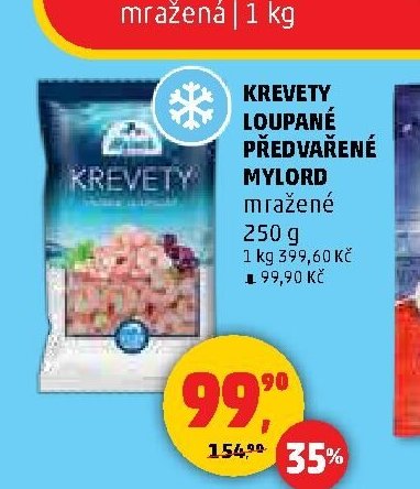 KREVETY LOUPANÉ PŘEDVAŘENÉ MYLORD