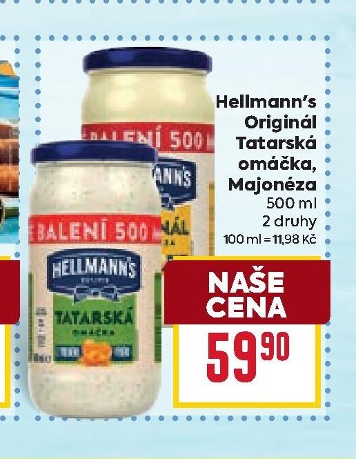Hellmann’s Originál Tatarská omáčka, Majonéza