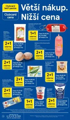 akční leták Tesco 8.10.2025-14.10.2025