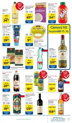 akční leták Tesco 8.10.2025-14.10.2025