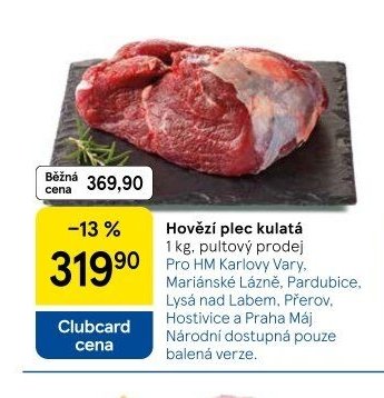 Hovězí plec kulatá