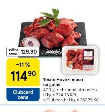 Tesco Hovězí maso na guláš