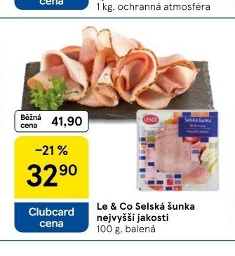 Le & Co Selská šunka nejvyšší jakosti