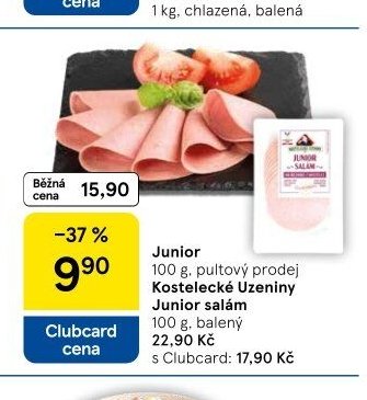 Kostelecké Uzeniny Junior salám