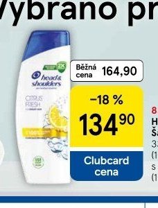 Head & Shoulders Šampon na vlasy - Tesco akcniletaky.com