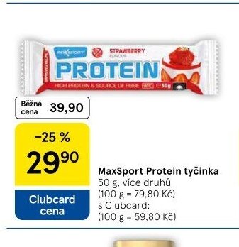MaxSport Protein tyčinka