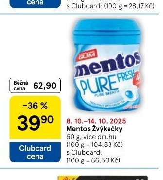 Mentos Žvýkačky