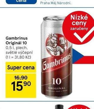 Gambrinus Originál 10