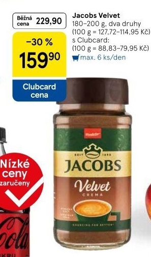 Instantní káva Jacobs Velvet