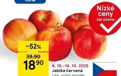 Jablka červená