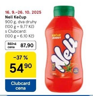 Kečup bez lepku Neli