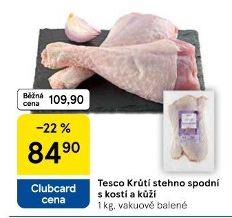 Krůtí stehna Tesco