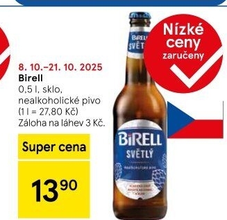 Nealkoholické pivo Birell