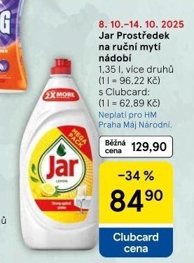 Prostředek na nádobí Jar