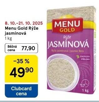 Rýže jasmínová Menu Gold