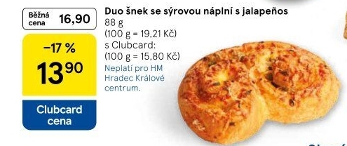 Šnek se slanou náplní