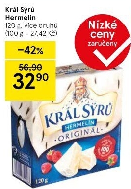 Sýr Hermelín Král sýrů