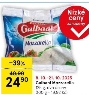Sýr Mozzarella Galbani
