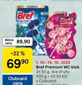 WC blok tuhý Premium Bref
