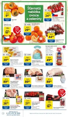 akční leták Tesco 8.10.2025-14.10.2025