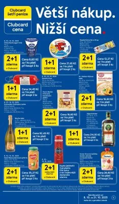 akční leták Tesco 8.10.2025-14.10.2025