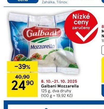 Galbani Mozzarella 125 g