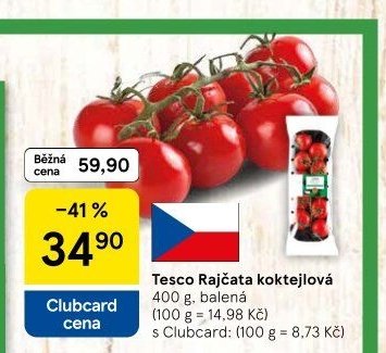 Tesco Rajčata koktejlová