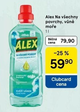 Čistič na podlahy Alex