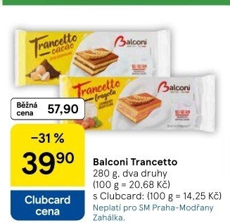 Dezert Trancetto Balconi