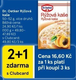 Kaše rýžová Dr. Oetker