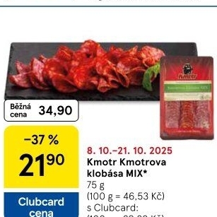 Kmotrova klobása mix Kmotr