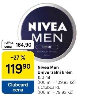 Krém pleťový pánský univerzální Men Creme Nivea