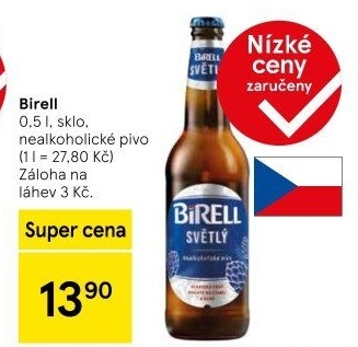 Nealkoholické pivo Birell