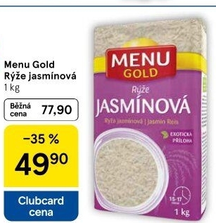 Rýže jasmínová Menu Gold