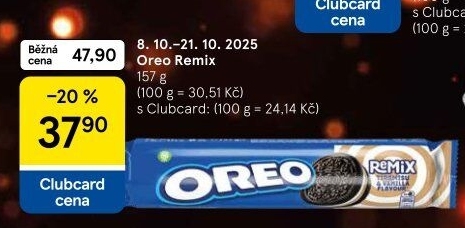 Sušenky Remix Oreo