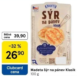 Sýr na pánev Madeta