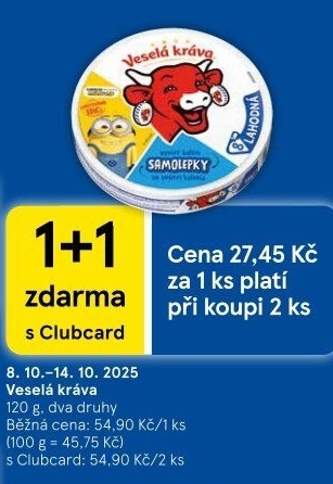 Sýr tavený Veselá kráva