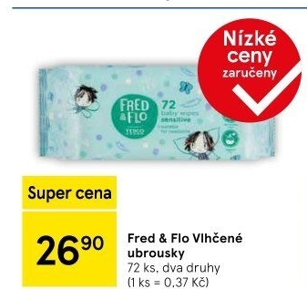Vlhčené ubrousky Fred&