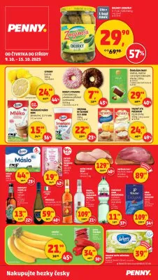 akční leták Penny Market 9.10.2025-15.10.2025