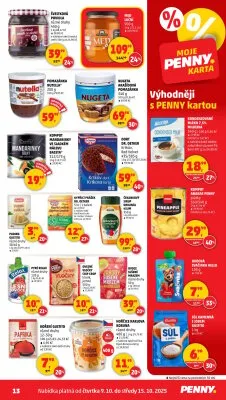 akční leták Penny Market 9.10.2025-15.10.2025