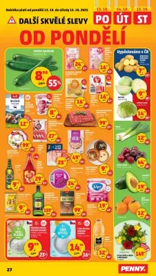 akční leták Penny Market 9.10.2025-15.10.2025