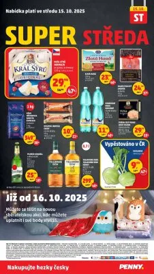 akční leták Penny Market 9.10.2025-15.10.2025
