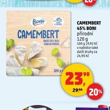 Camembert 45% Boni