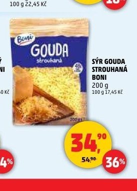 Sýr Gouda strouhaná Boni