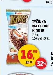TYČINKA MAXI KING KINDER