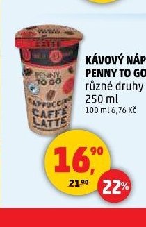 KÁVOVÝ NÁPOJ PENNY TO GO