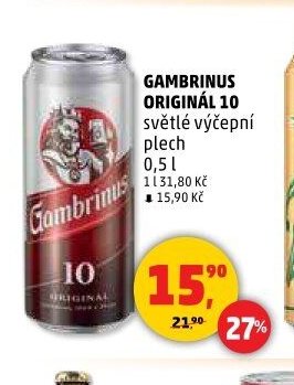 Gambrinus Originál 10