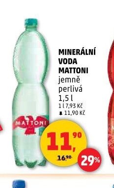 MINERÁLNÍ VODA MATTONI - Penny Market akcniletaky.com