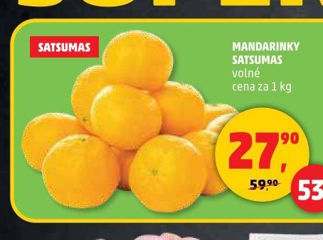 Mandarinky Satsumas